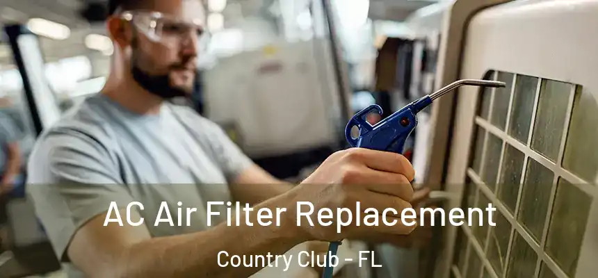 AC Air Filter Replacement Country Club - FL