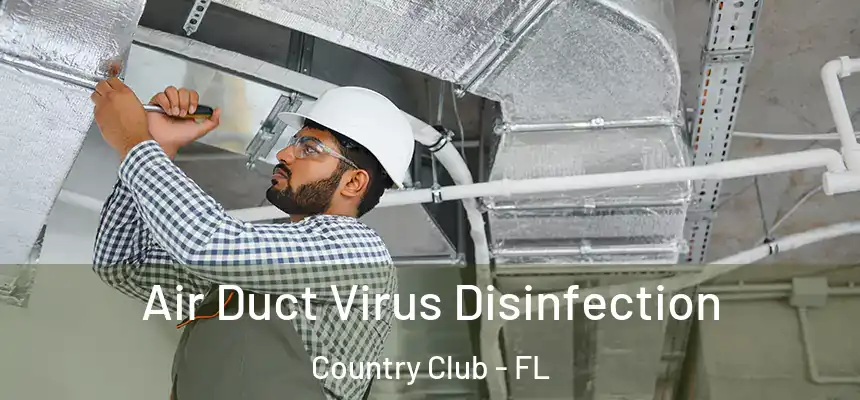 Air Duct Virus Disinfection Country Club - FL