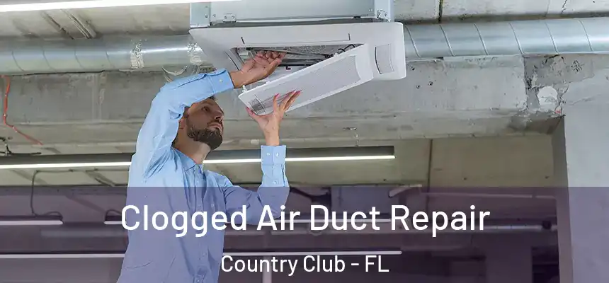 Clogged Air Duct Repair Country Club - FL