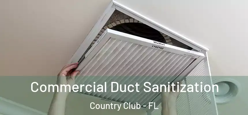 Commercial Duct Sanitization Country Club - FL
