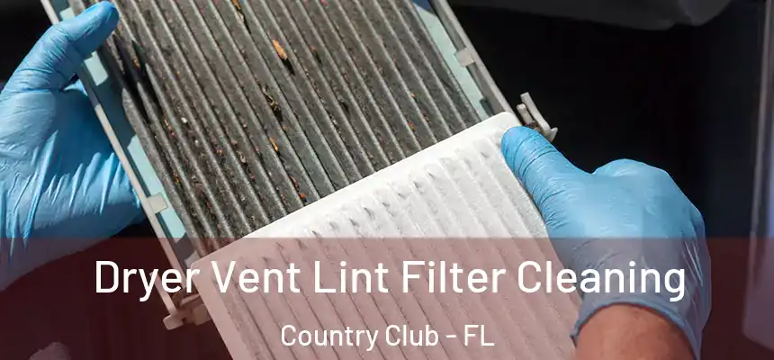 Dryer Vent Lint Filter Cleaning Country Club - FL